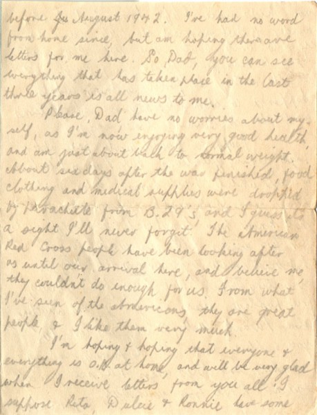 Letter postmarked September 26th 1945