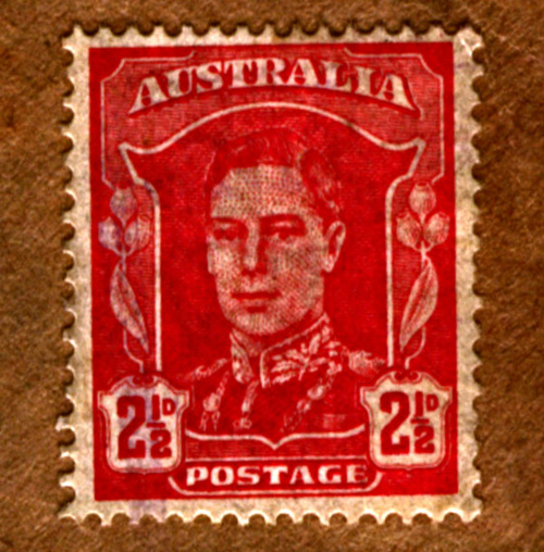 Australian Military Forces official correspondence postage stamp